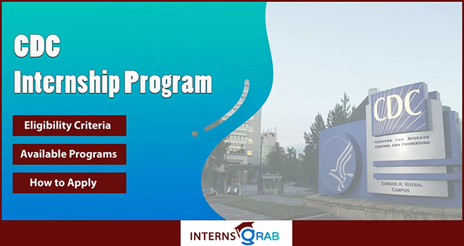 CDC Internship Program in Disease Control and Public Safety