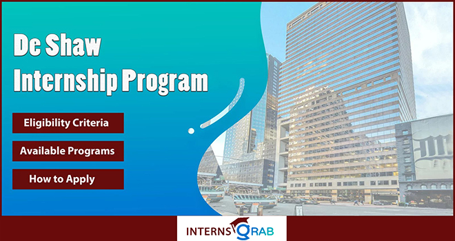 DE Shaw Internship: What to Expect in 2025 DE Shaw Internship: What to Expect in 2025