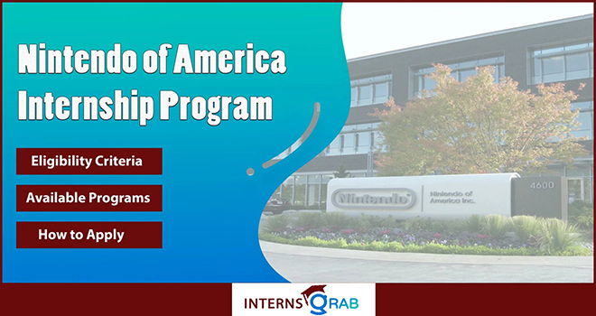 Nintendo Internship 2025 | Open Doors to a Gaming Career 