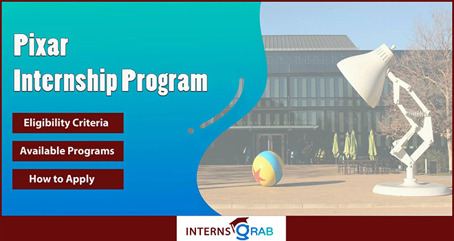 Pixar Internship: Collaborate With Animation Experts 