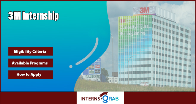3M Internship: Learn, Contribute, and Shape Global Solutions 3M Internship: Learn, Contribute, and Shape Global Solutions