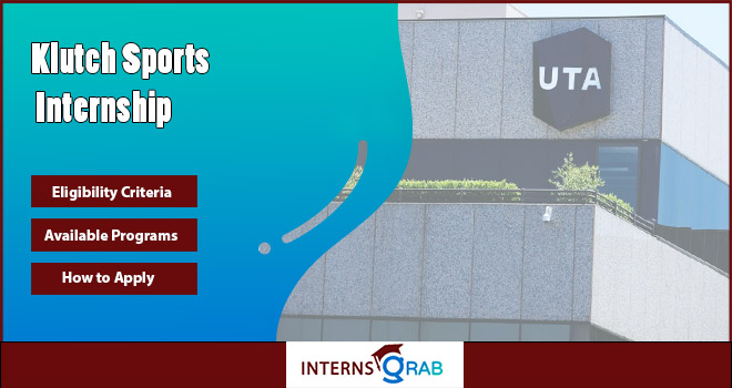 KLUTCH Sports Internship Openings in the US KLUTCH Sports Internship Openings in the US