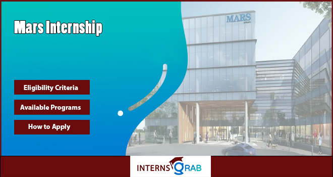 Mars Internship – Join One of the World's Most Admired Companies 