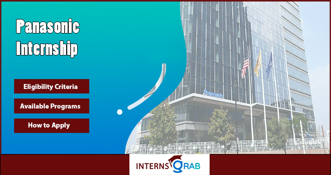 Panasonic Internship: Intern With a Leader in Clean Tech 