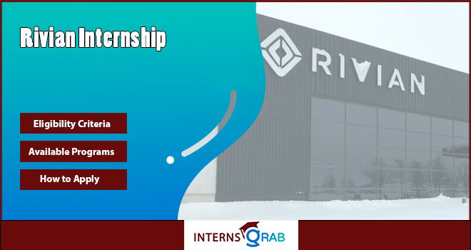 Rivian internship program in EV design and software 