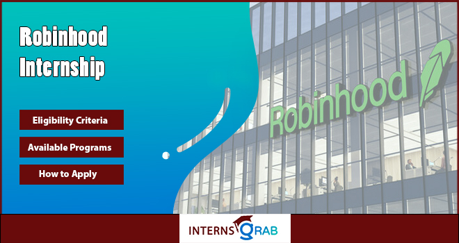 Robinhood Internship Roles Available Across the USA