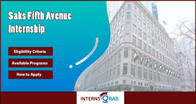Saks Fifth Avenue Internship: Explore Creative Career Paths