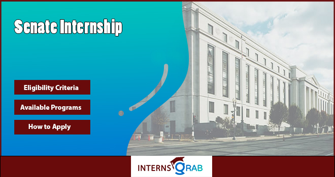 Senate Internship – Your First Step Into Government Careers