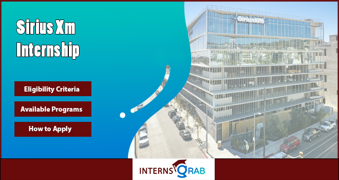Sirius XM Internship Programs | Latest Openings in the US